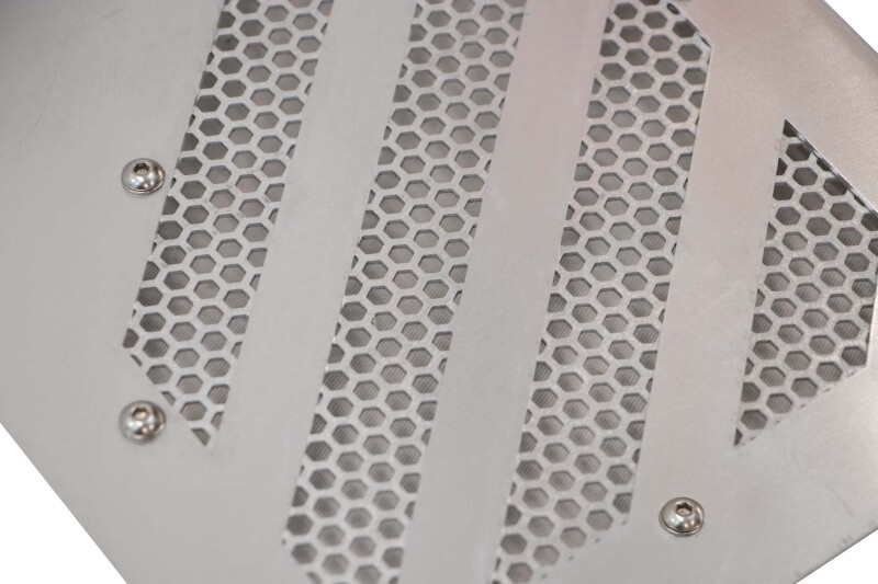 Jeep Wrangler Inner Fender Kit - Front - Fishbone Offroad - Raw Aluminum - `18-`27